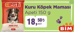 APETİ KURU KÖPEK MAMASI 150 G fiyat ve kampanya bilgisi